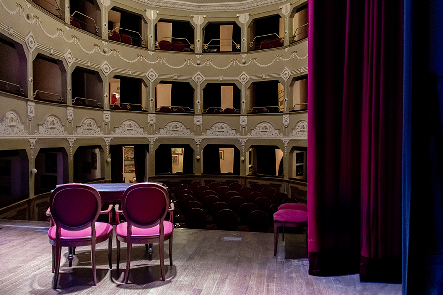 Vista dal paco: platea e palchetti