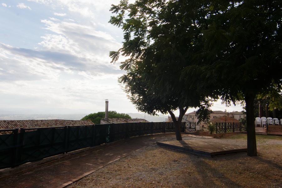 totale dell' orto dei Frati al tramonto
