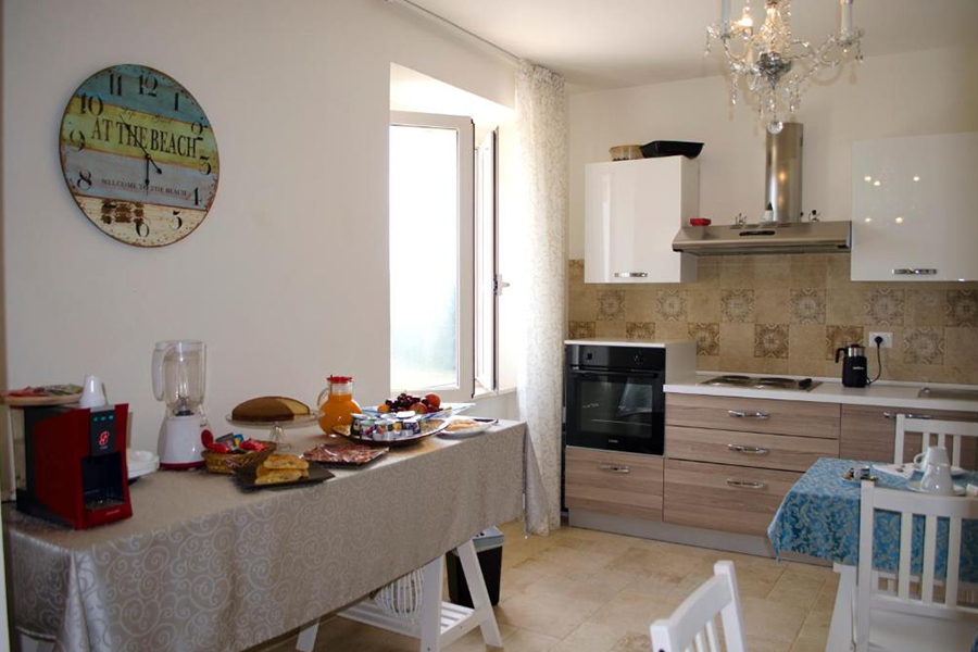 cucina intera a disposizione dei clienti