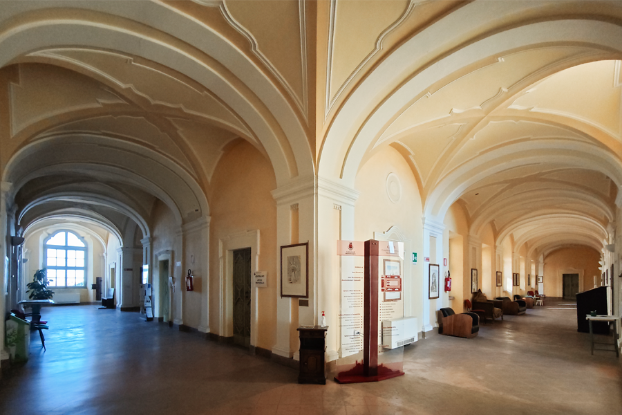 Corridoio del Primo Piano del Complesso Agostiniano (Palazzo comunale)