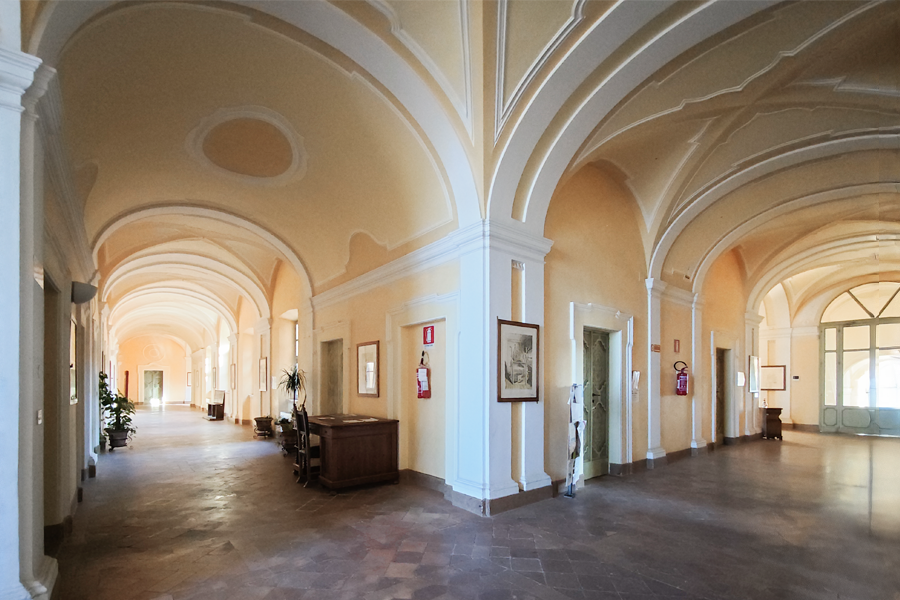 Corridoio del Primo Piano del Complesso Agostiniano (Palazzo comunale)