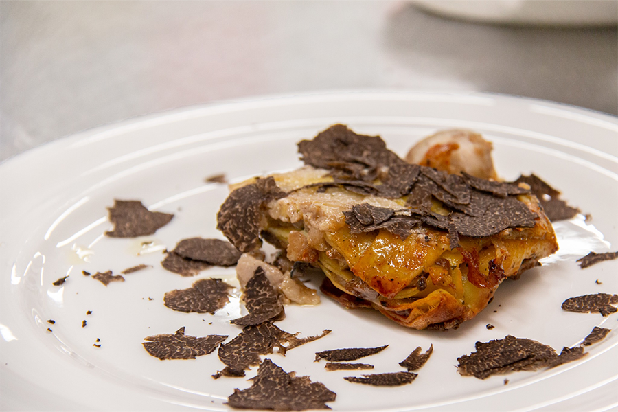 durante una delle cene degustazione